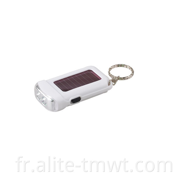 Mini torche solaire LED personnalisé en plastique PVC